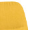 VidaXL vidaXL Schaukelstuhl Senfgelb Stoff 8