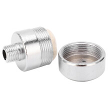 G1/4 Silver Vacuum Pump Filter Silencer for Oil-Free Compressors