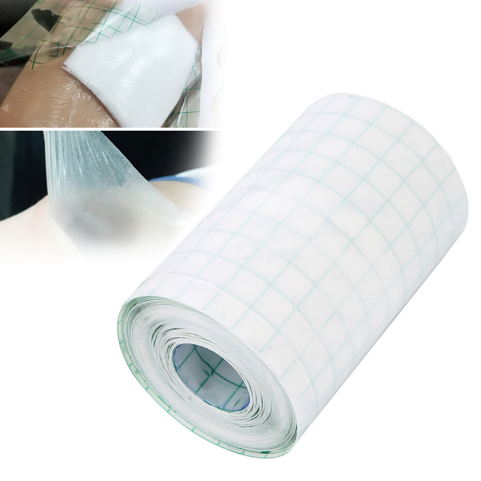 Waterproof Clear Film Dressing Tape 10cm x 10m, Transparent Adhesive Bandage
