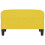 VidaXL vidaXL Fußhocker Hellgelb 70x55x41 cm Stoff 3