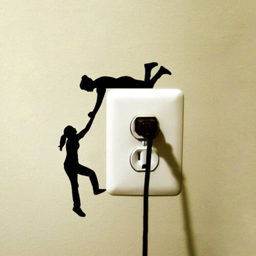 VOSS light climbing wall sticker hands 1 set 2