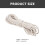 Cotton Rope for Gong String Braided Hanging Blanket 1 Roll 4