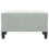 VidaXL vidaXL Fußhocker Hellgrau 70x55x41 cm Samt 3