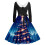 Vestido de Natal feminino com decote em V e mangas compridas, modelo evasê. 5