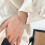 Pulseira ajustável feminina em prata de lei 925 5