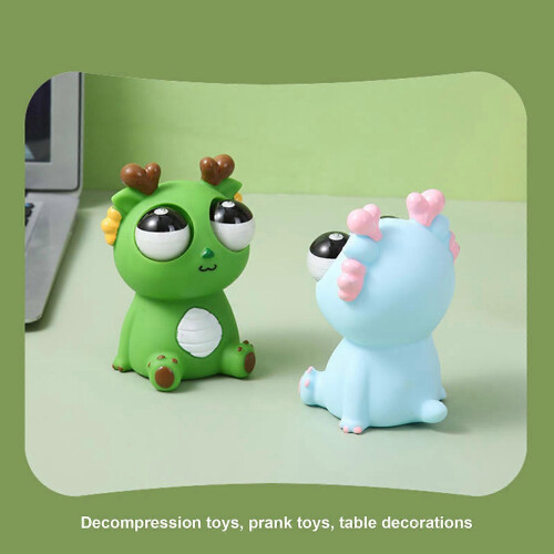 Dragon Year Creative Pop-Out Eye Dinosaur Relief Game, Αστεία Έκφραση Ματιών, 100% Νέο 1