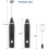 Mini Electric Handheld Electric Blender with USB Electrical Maker Whisk Mixer for Cappuccino,B 2