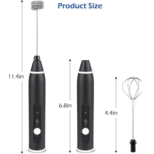 Mini Electric Handheld Electric Blender with USB Electrical Maker Whisk Mixer for Cappuccino,B 1