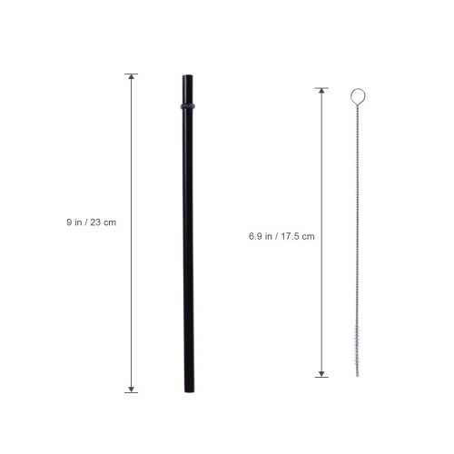 Pailles réutilisables en plastique (lot de 50) 1