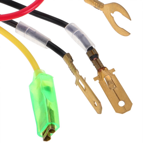 Motorcycle Wiring Harness Kit Braided Cable 2