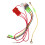 Motorcycle Wiring Harness Kit Braided Cable 6