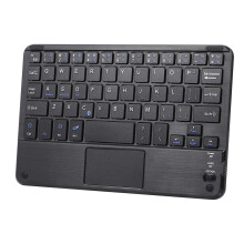 Ultra-slim Wireless BT 3.0 Keyboard 59 Keys with Touchpad, 230mAh, Black
