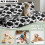 Cow Print Stretch Sofa Slipcover Armless Dustproof Washable 8