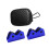 2 Pieces Billiard Cue Straightness Checker Compact Lightweight Inspect Tools Blue 2