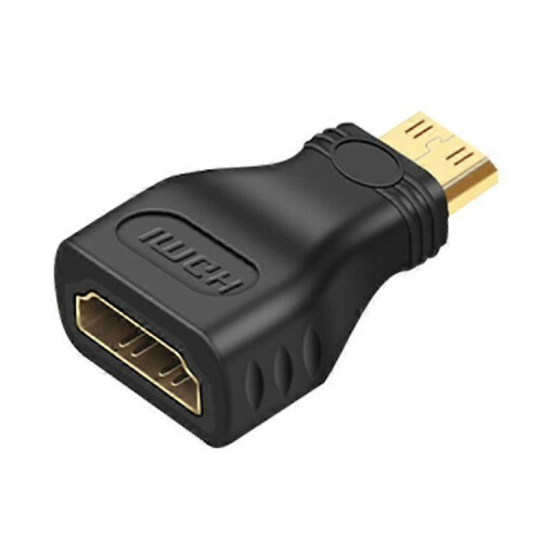 Adaptador Mini HDMI macho a HDMI de 19 pines hembra 1