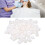 100pcs Silicone Dental Color Code Rings for Orthodontics White 1