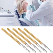 5pcs Tungsten Steel Dental Burrs, 28mm, Rust-Resistant Tips