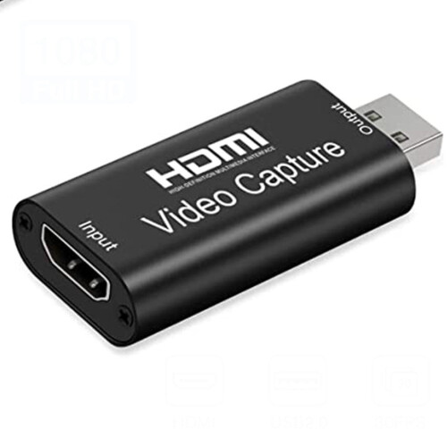 Κάρτα λήψης βίντεο 4K HDMI σε USB3.0, ζωντανή ροή και εγγραφή 1080P@60fps για παιχνίδια, 1