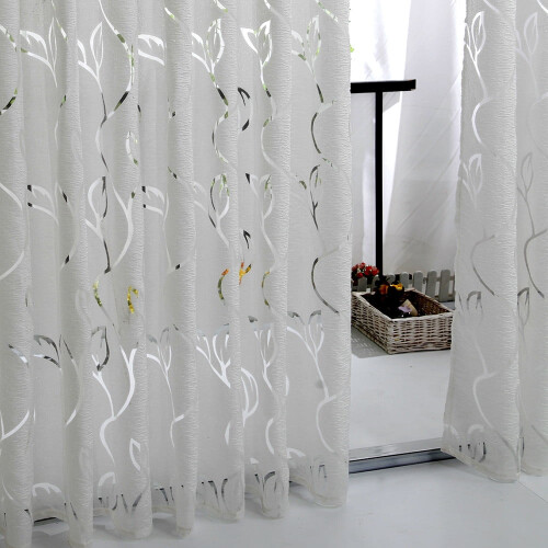 Vines Leaves tylgardinpanel transparent kappa 1 stk. 2
