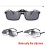 Γυαλιά ηλίου Tooloflife Polarized με κλιπ UV400 για άνδρες 4