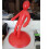 Human Shaped Knife Block Holder with , Creative Kitchen Storage Decor Red 2