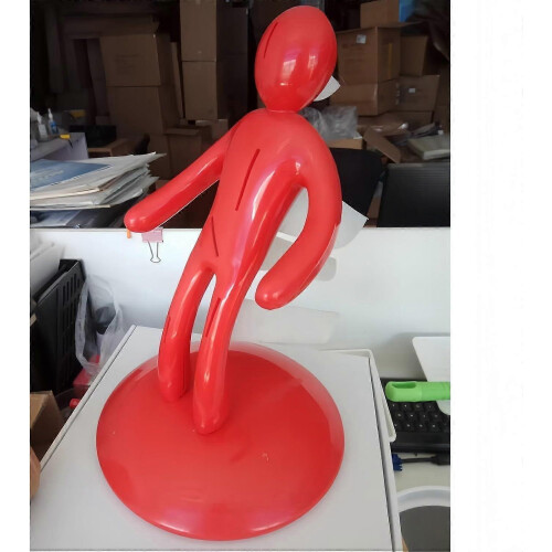 Human Shaped Knife Block Holder with , Creative Kitchen Storage Decor Red 1
