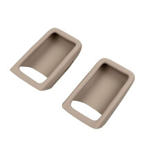 Middle Row Armrest Screen Protector Silicone Anti-Scratch Sleeve Inteiror Trim for Alphard 40 Series 2024 Beige
