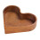 Caja apilable de madera para frutas secas con forma de corazón 2