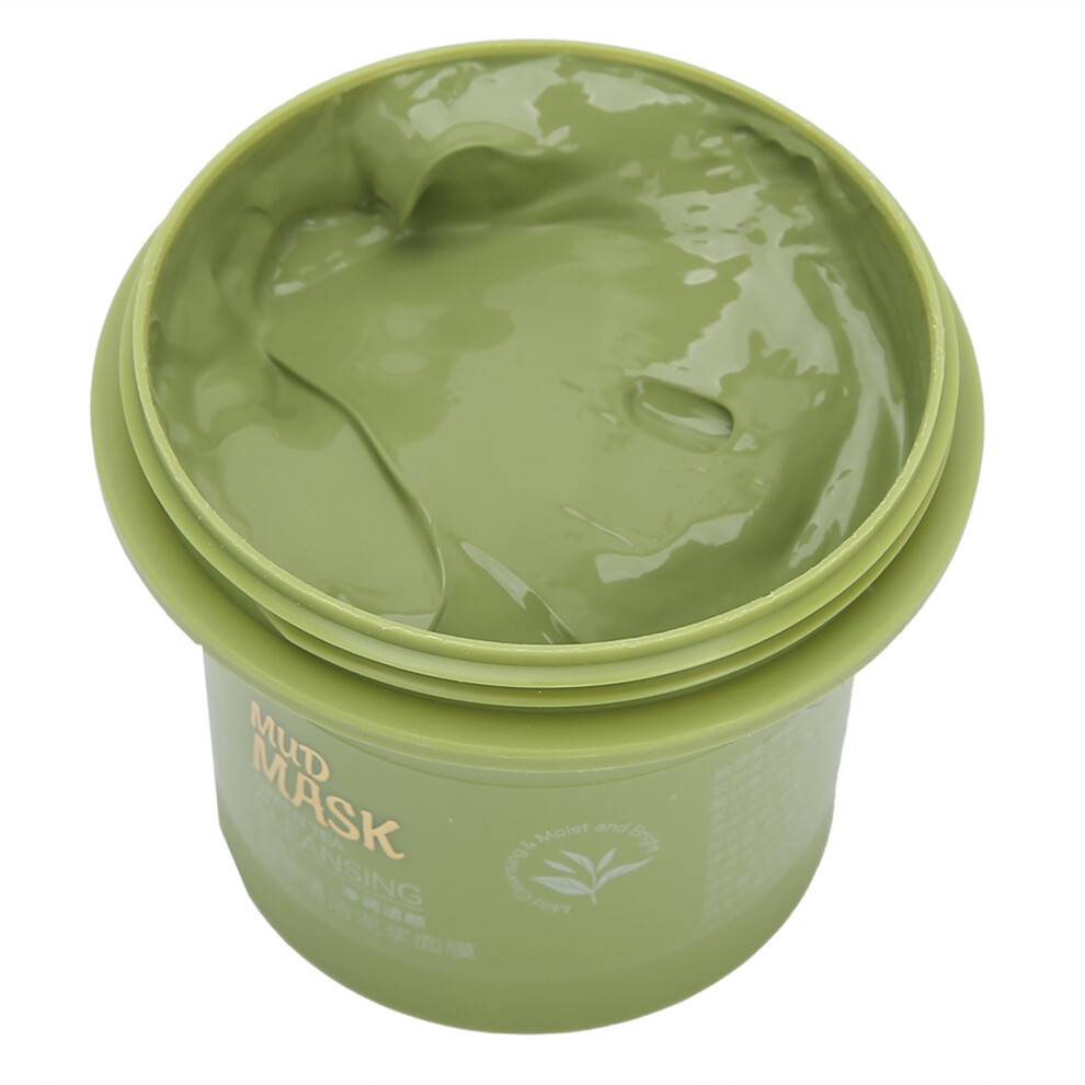 Green Tea Mud Mask 100G Deep Pores Cleaning & Acne Removal Clay