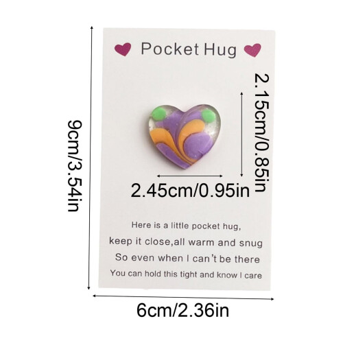 Conjunto de cartões com pingente de coração para o Dia dos Namorados, 8,9 x 6,1 cm (3,5 x 2,4 polegadas) 1