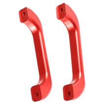 1Pair Alloy Car A-Pillar Pull Handle Inner Door Pillar Handle Grip for   90 110 2004-2018 Red