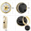 Replacement Clock Insert Miniature Clock Face Clock Kit Mini Clock Insert Home Supply 4