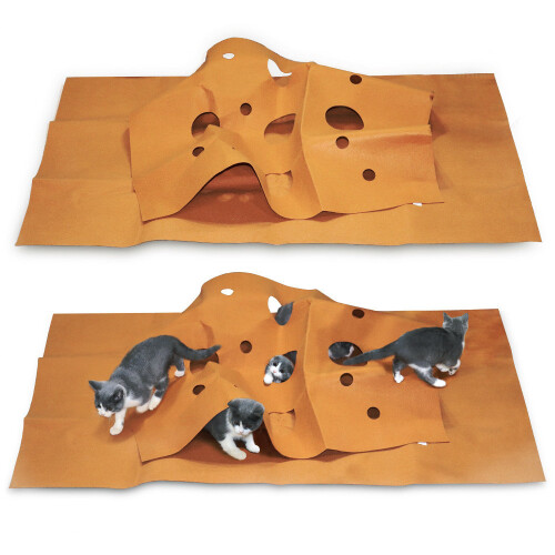 Pet Activity Play Mat Cat Toy Bite Training Blanket For Pets Stress Release WCC 1