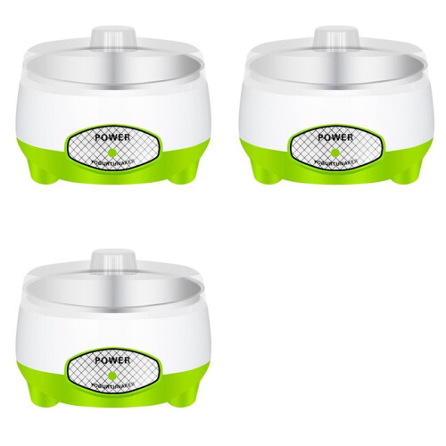 3X Yogurt Maker Compact Greek Yogurt Maker Machine DIY Homemade Yogurt Maker US PLUG