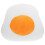 NICEXMAS 1Pc Durable Plush Poached Egg Throw Pillow Orange Sofa Decoration 7