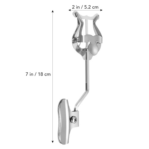 stk. trompet marchklemme lyre nodearklips basun lyre nodeholder messingblæseinstrument nodeholder 1