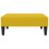 VidaXL vidaXL Fußhocker Gelb 77x55x31 cm Samt 4