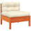 VidaXL vidaXL Gartensofa mit Kissen und Hocker 3-Sitzer 8