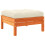 VidaXL vidaXL Gartensofa mit Kissen und Hocker 3-Sitzer 10