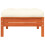 VidaXL vidaXL Gartensofa mit Kissen und Hocker 3-Sitzer 11