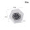 Solar Garden Lamp Hexagonal Glass Tile Light 3