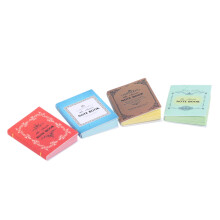 4pcs Miniature Dollhouse Books, 25x19x3mm, Paper Decoration