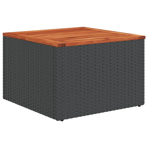 VidaXL vidaXL 4-tlg. Garten-Sofagarnitur mit Kissen Schwarz Poly Rattan 2