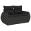 VidaXL vidaXL 7-tlg. Garten-Sofagarnitur mit Kissen Schwarz Poly Rattan 3