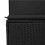 VidaXL vidaXL 7-tlg. Garten-Sofagarnitur mit Kissen Schwarz Poly Rattan 6