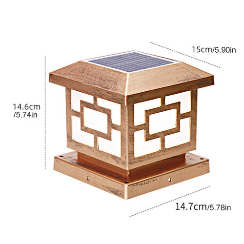Solar lantaarn met LED-verlichting, IP54 waterdicht 2