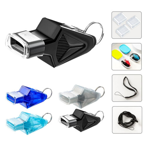 Silicone Referee Whistle Dolphin Sound 1pc 1