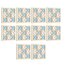 Children'S XO Tic-Tac-Toe Exercise Logical Thinking Brain Board Game Parent-Child Early Education Game  and White