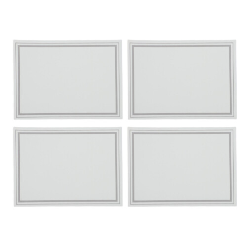 4 Stück PU-Leder rechteckige Tischsets 40x30 cm 2