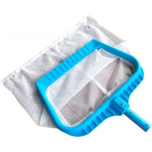 Pool Skimmer Net Heavy Duty Swimming Leaf Rake with Deep Fine Nylon Mesh Net Bag Tool Fast Cleaning